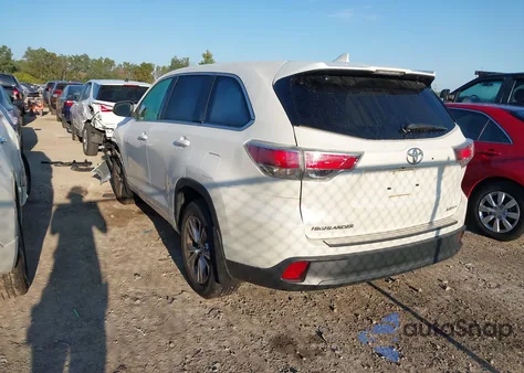 2014 Toyota Highlander Le Plus V6 из США, поврежденный, VIN 5TDBKRFH2ES054084